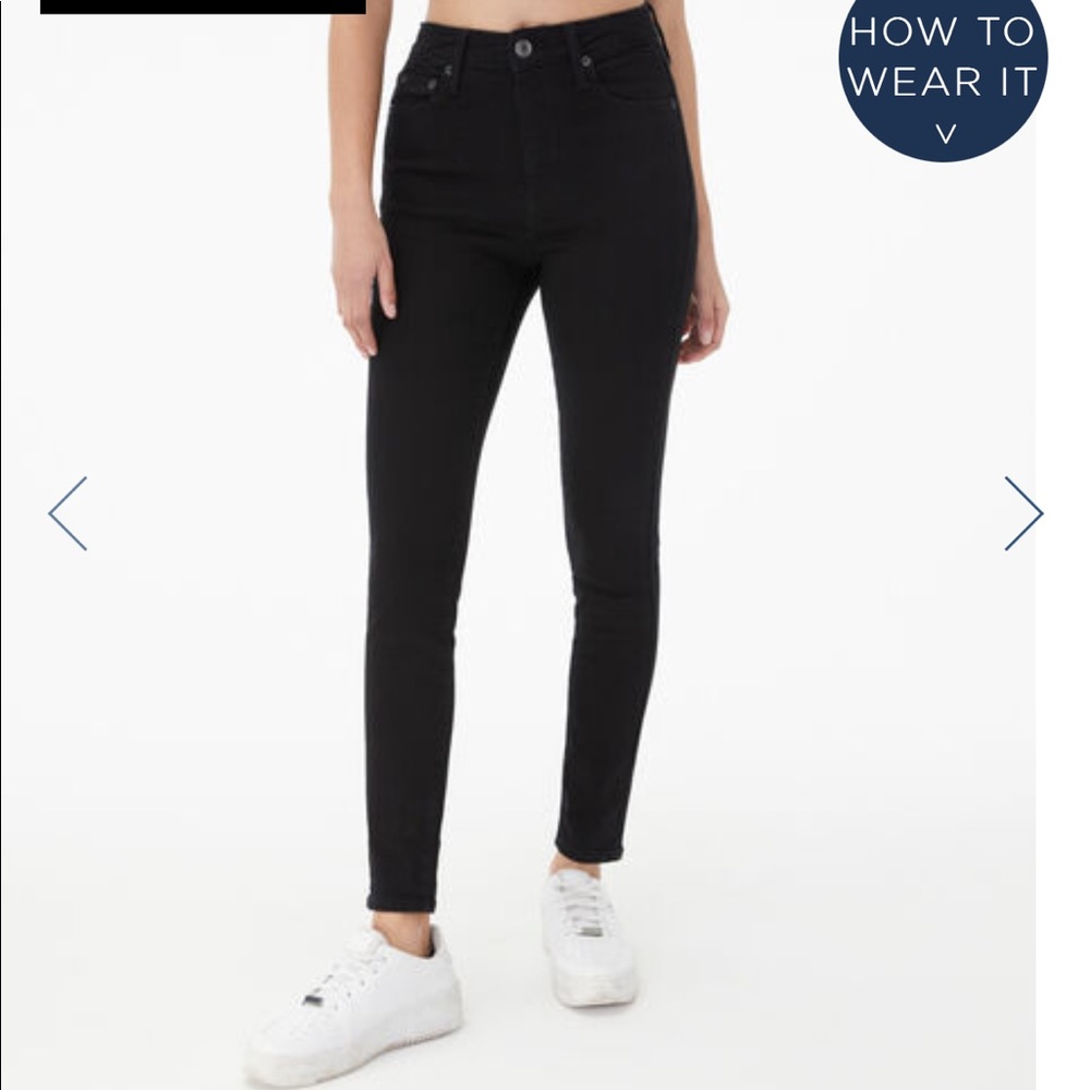 black skinny jeans